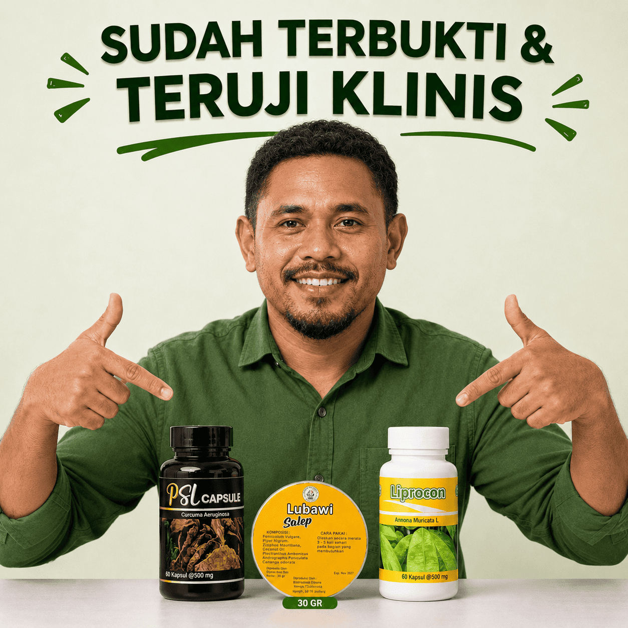 Paket Terapi Lengkap PSL, Liprocon, dan Salep Lubawi